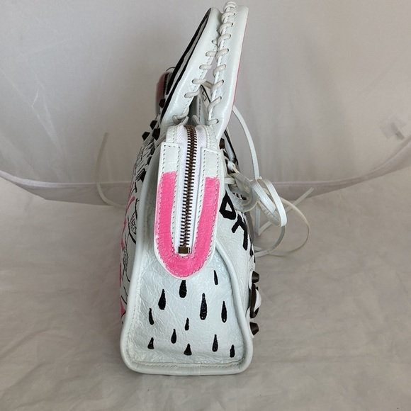 BALENCIAGA Small City S Graffiti Satchel - Picture 7 of 16